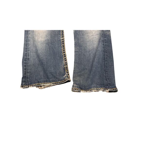 Vintage TRUE RELIGION Y2K World Tour Distressed Jeans 30W/L 29 - Picture 4 of 8